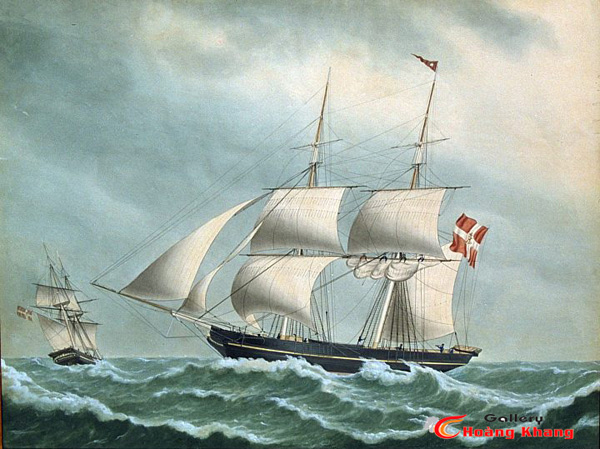 Tranh Thuyền Bườm